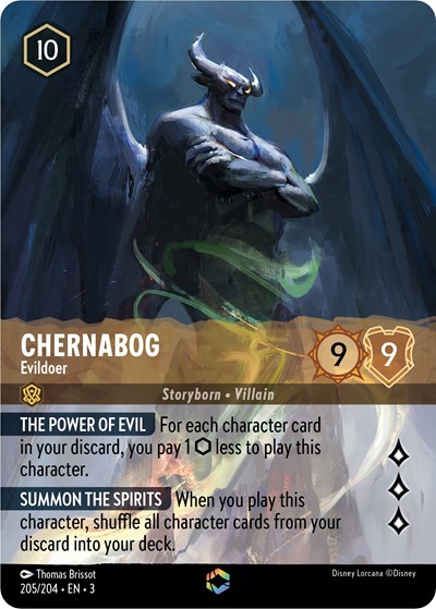 Chernabog - Evildoer (Enchanted) #205 Into the Inklands