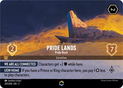 Pride Lands - Pride Rock (Enchanted) #207 Into the Inklands