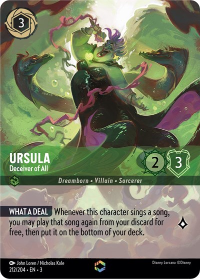 Ursula - Deceiver of All (Enchanted) #212 Into the Inklands
