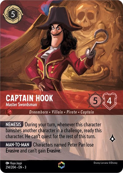 Captain Hook - Master Swordsman (Enchanted) #214 Into the Inklands