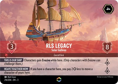 RLS Legacy - Solar Galleon (Enchanted) #216 Into the Inklands