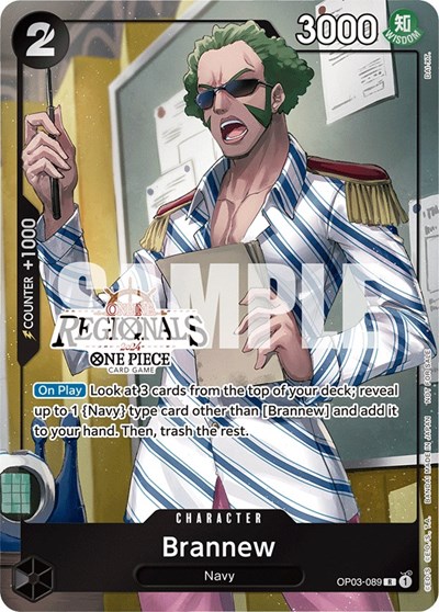 Brannew (Online Regional 2024) [Participant] #OP03-089 One Piece Promotion Cards