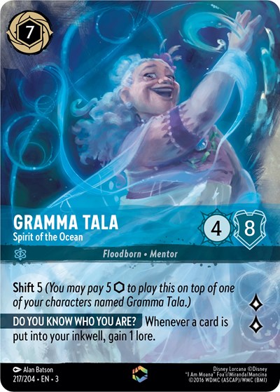 Gramma Tala - Spirit of the Ocean (Enchanted) #217 Into the Inklands