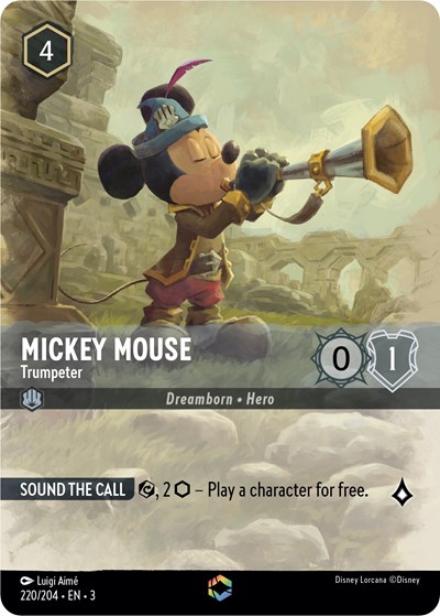 Mickey Mouse - Trumpeter (Enchanted) #220 Into the Inklands