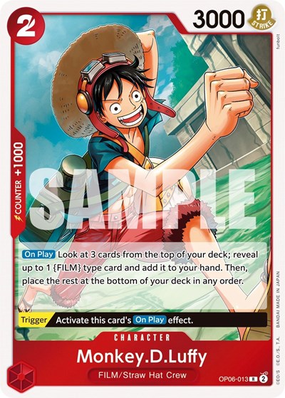 Monkey.D.Luffy #OP06-013 Wings of the Captain