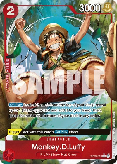 Monkey.D.Luffy (Alternate Art) #OP06-013 Wings of the Captain