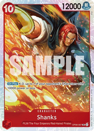 Shanks #OP06-007 Wings of the Captain