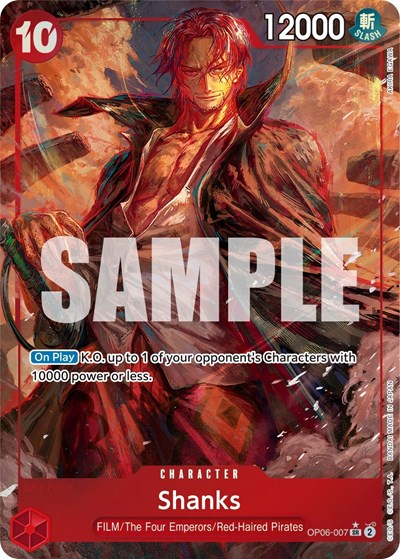 Shanks (Alternate Art) #OP06-007 Wings of the Captain