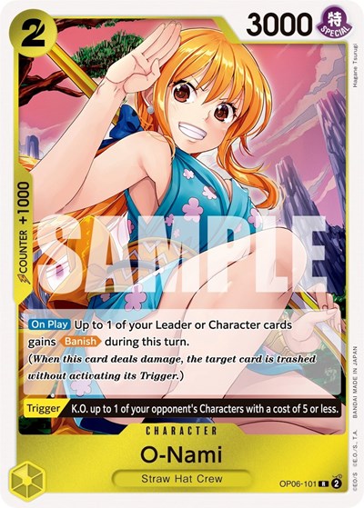 O-Nami #OP06-101 Wings of the Captain