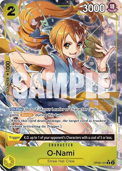 O-Nami (Alternate Art) #OP06-101 Wings of the Captain
