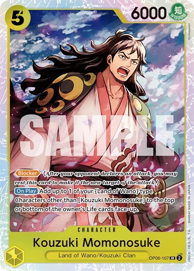 Kouzuki Momonosuke #OP06-107 Wings of the Captain