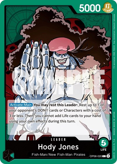 Hody Jones #OP06-020 Wings of the Captain