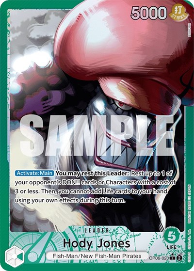 Hody Jones (Alternate Art) #OP06-020 Wings of the Captain