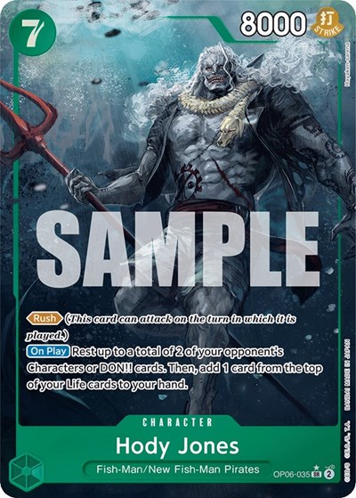 Hody Jones (Alternate Art) #OP06-035 Wings of the Captain