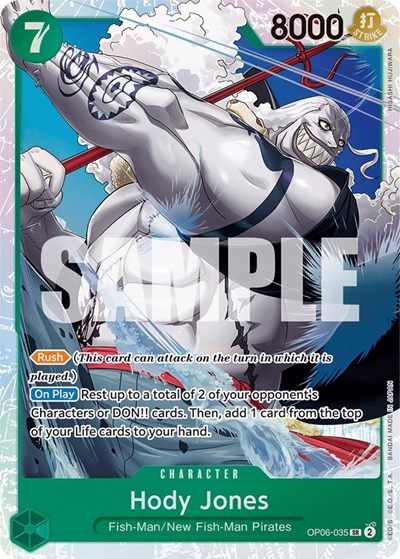 Hody Jones #OP06-035 Wings of the Captain