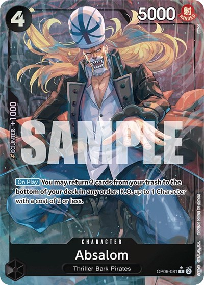 Absalom (Alternate Art) #OP06-081 Wings of the Captain