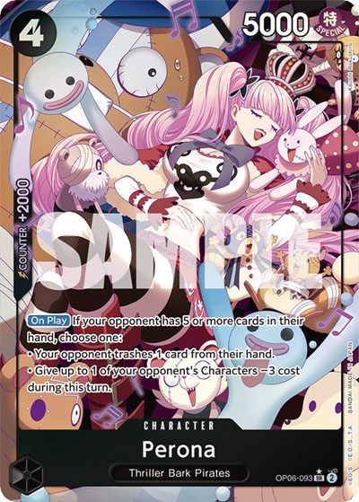 Perona (Alternate Art) #OP06-093 Wings of the Captain