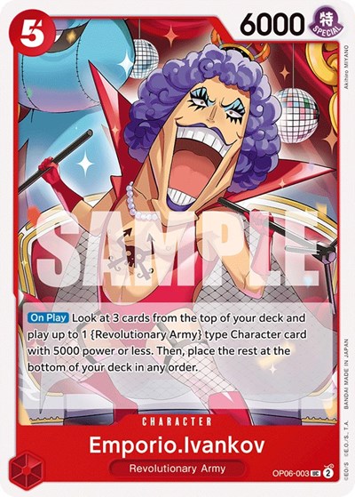 Emporio.Ivankov #OP06-003 Wings of the Captain