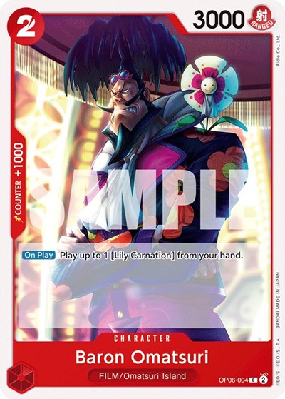 Baron Omatsuri #OP06-004 Wings of the Captain