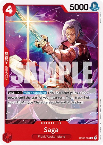 Saga #OP06-006 Wings of the Captain