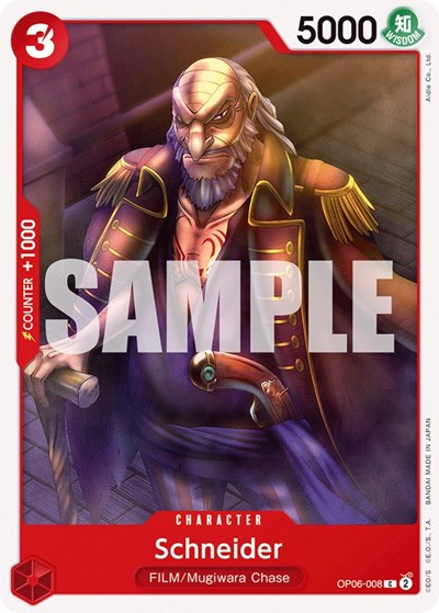 Schneider #OP06-008 Wings of the Captain