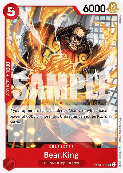 Bear.King #OP06-012 Wings of the Captain