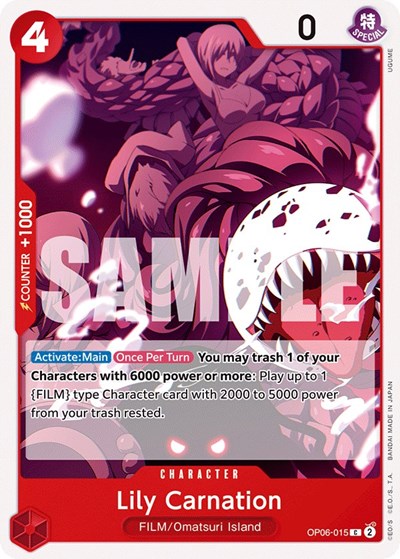 Lily Carnation #OP06-015 Wings of the Captain