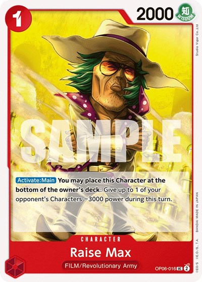 Raise Max #OP06-016 Wings of the Captain