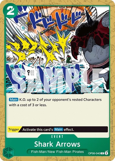 Shark Arrows #OP06-040 Wings of the Captain