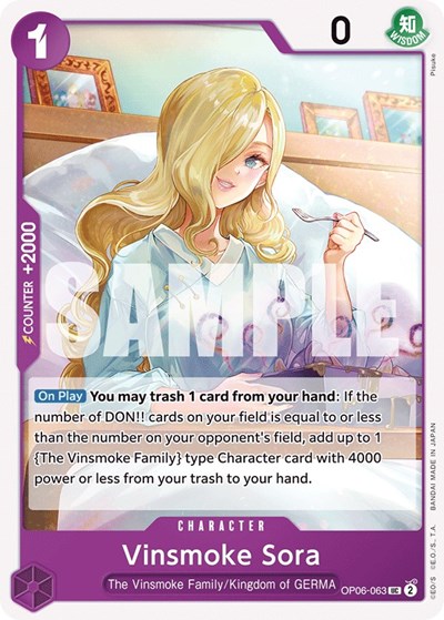 Vinsmoke Sora #OP06-063 Wings of the Captain