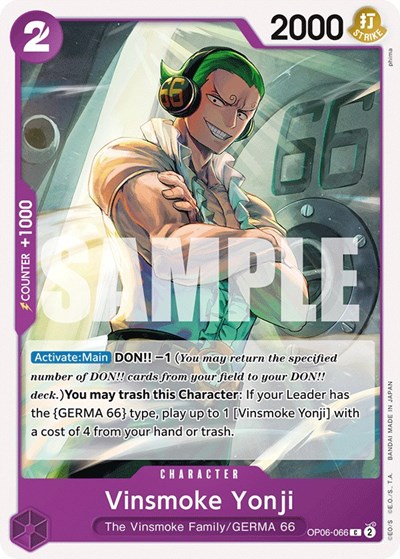Vinsmoke Yonji #OP06-066 Wings of the Captain