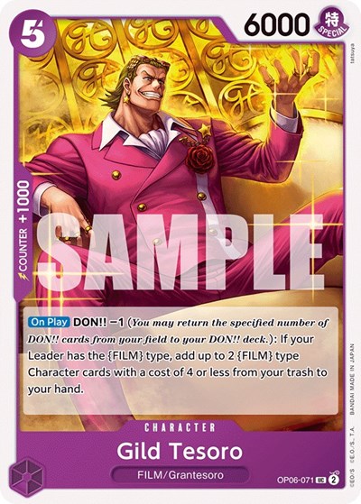 Gild Tesoro #OP06-071 Wings of the Captain
