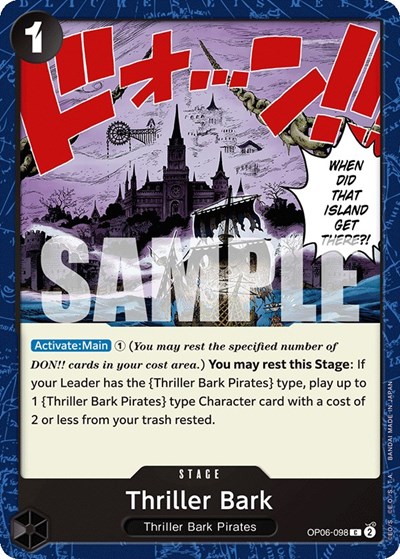 Thriller Bark #OP06-098 Wings of the Captain