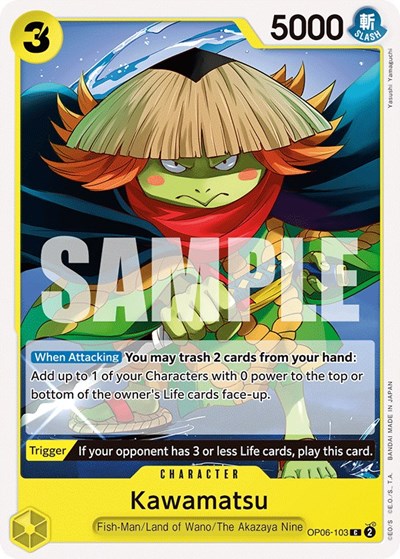 Kawamatsu #OP06-103 Wings of the Captain