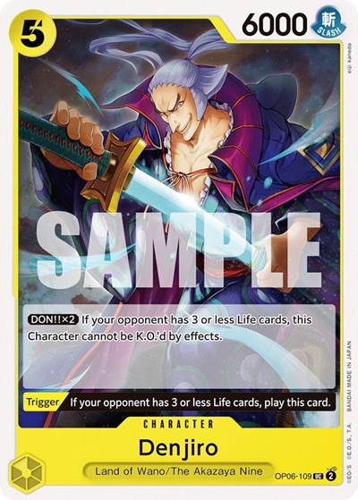 Denjiro #OP06-109 Wings of the Captain