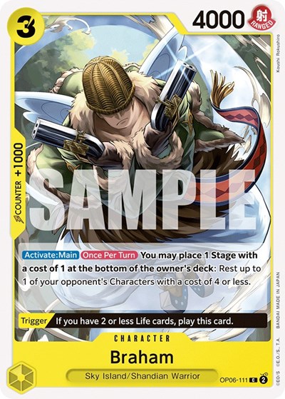 Braham #OP06-111 Wings of the Captain