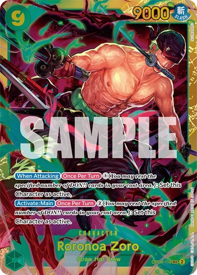 Roronoa Zoro #OP06-118 Wings of the Captain