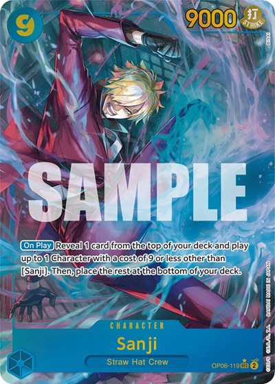 Sanji (Alternate Art) #OP06-119 Wings of the Captain