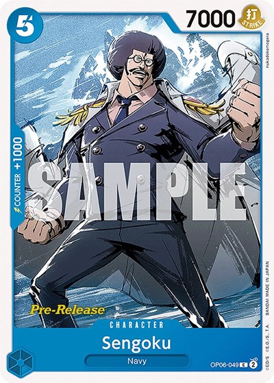Sengoku #OP06-049 Wings of the Captain Pre-Release Cards