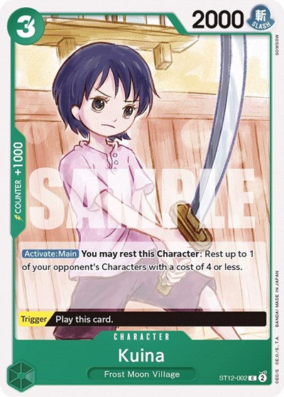 Kuina #ST12-002 Starter Deck 12: Zoro and Sanji