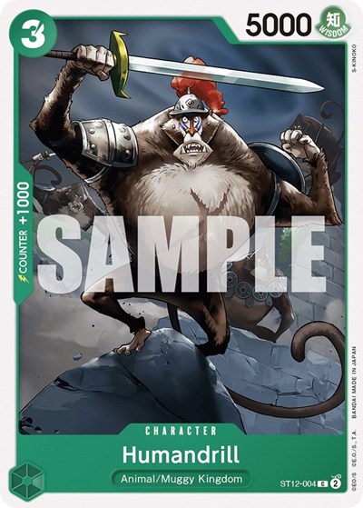 Humandrill #ST12-004 Starter Deck 12: Zoro and Sanji