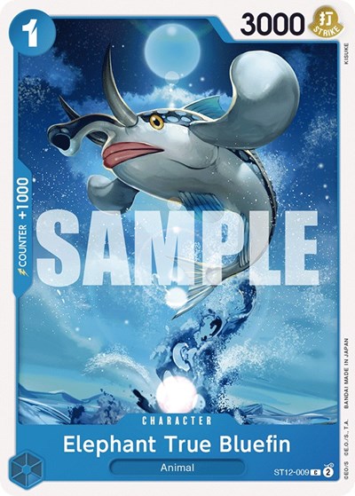 Elephant True Bluefin #ST12-009 Starter Deck 12: Zoro and Sanji