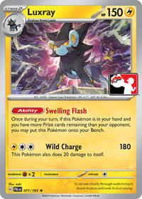Luxray #71 Prize Pack Series Cards