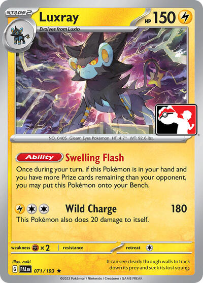 Luxray #71 Prize Pack Series Cards
