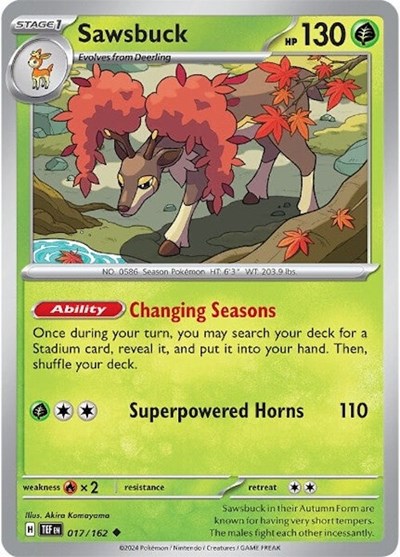 Sawsbuck #17 Temporal Forces