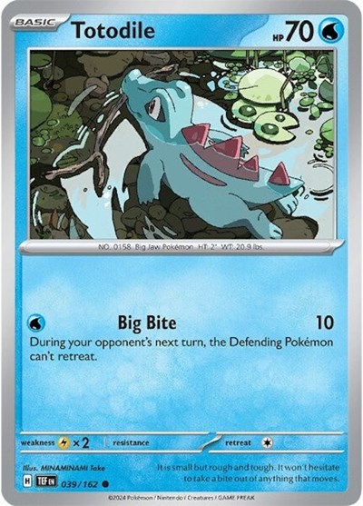 Totodile #39 Temporal Forces