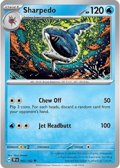 Sharpedo #43 Temporal Forces