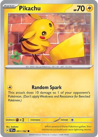 Pikachu #51 Temporal Forces