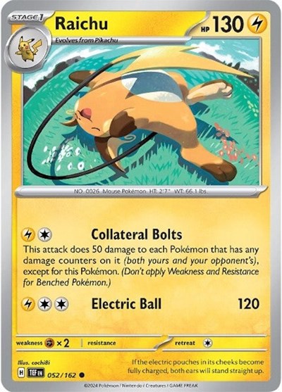 Raichu #52 Temporal Forces