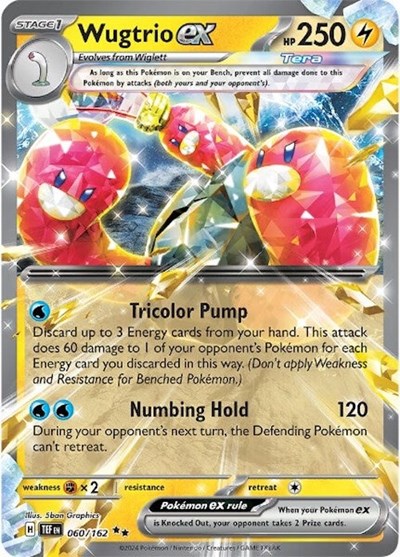 Wugtrio ex #60 Temporal Forces